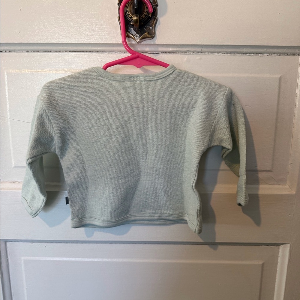 Gerber Mint Green Long-Sleeve Tee with Space Motif - Picture 7 of 8